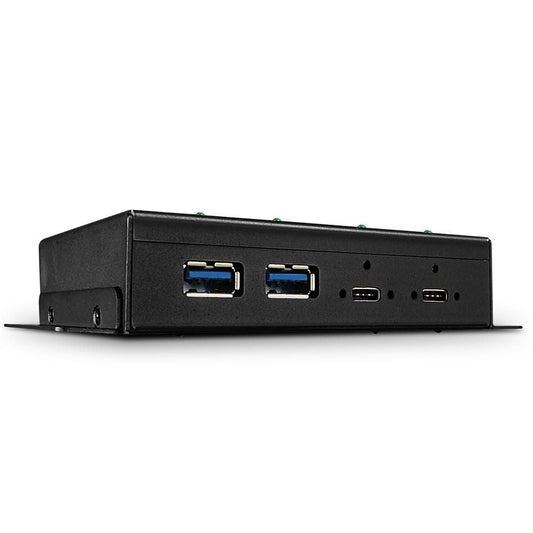 Lindy 43094 4 Port USB 3.2 Gen 2 Type C Metal Hub – 10Gbps, Metal, CE Certified