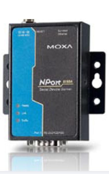 Moxa NPORT 5110A Serial Server – 1-Port RS-232/422/485, Surge Protection