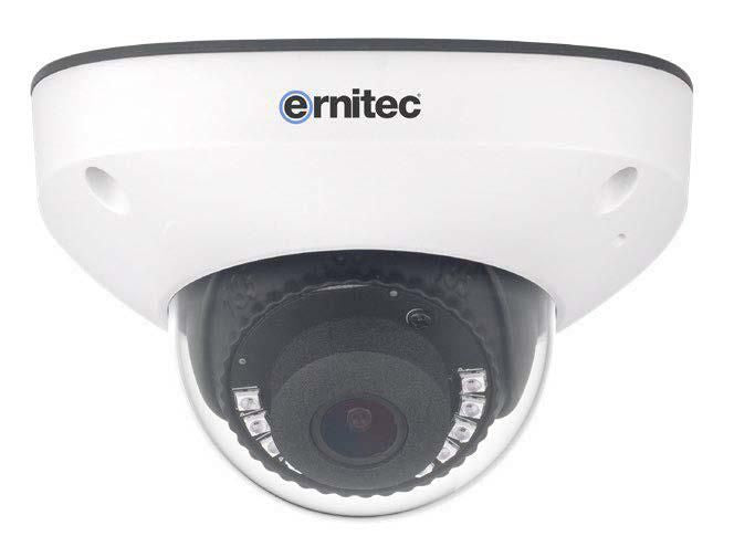 Ernitec 0070-08011 IP Security Camera – 5MP Vandal Dome, 2.8mm Lens, PoE, CE