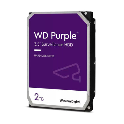 Western Digital WD23PURZ 2TB 3.5" SATA Internal Hard Drive – Surveillance HDD