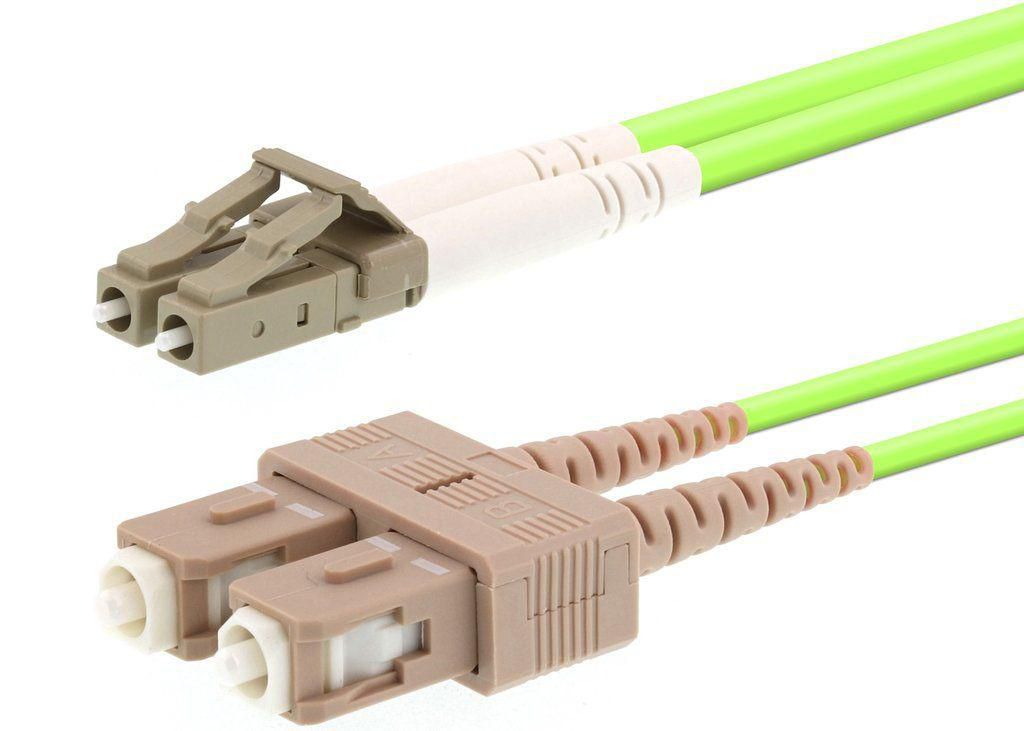 LOGON PROFESSIONAL AL5LCSC01I/5I Fibre Patch Cable LC/SC 1m – OM5 50/125 Multimode Multimode