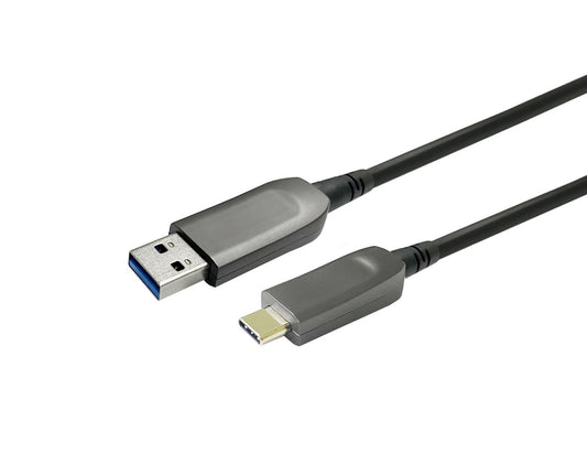 Vivolink PROUSBCAMMOP20 USB Cable – 10m USB 3.2 Gen 1 USB-C to USB-A Black