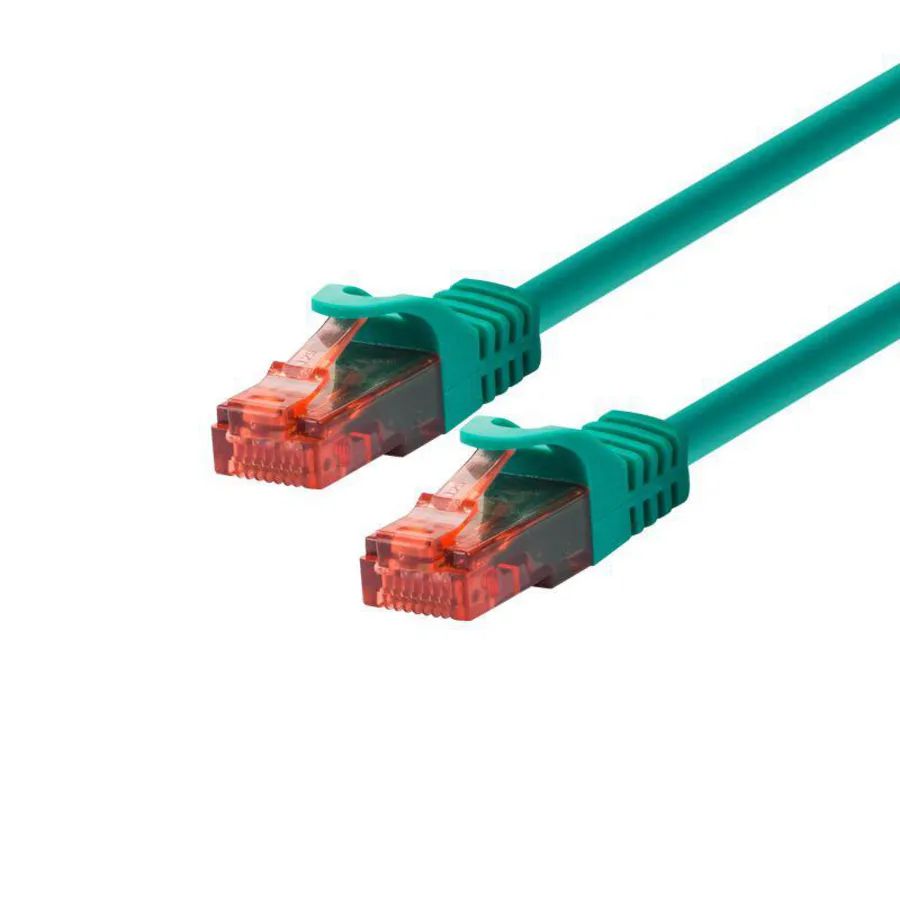 LOGON PROFESSIONAL Cat6 Patch Cable 5m Green U/UTP RJ45 Network Lead