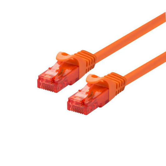 LOGON PROFESSIONAL Cat6 U/UTP Patch Cable – 5m Orange RJ45 Network Lead