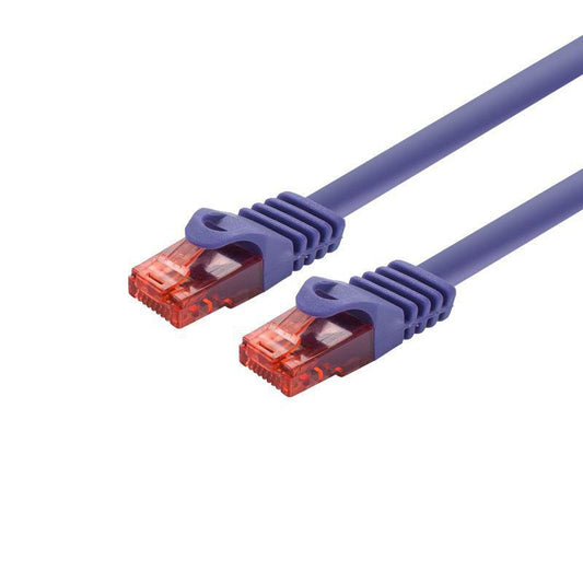 LOGON PROFESSIONAL Cat6 Patch Cable 20m Violet – U/UTP Snagless RJ45 Network Lead