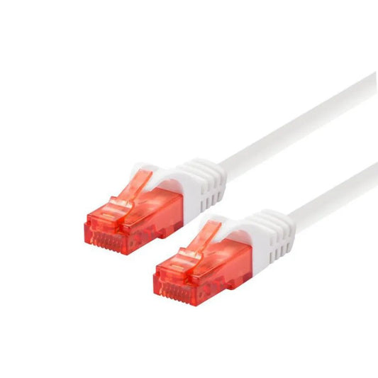 LOGON PROFESSIONAL Cat6 U/UTP Patch Cable 7m White – RJ45 Network Lead