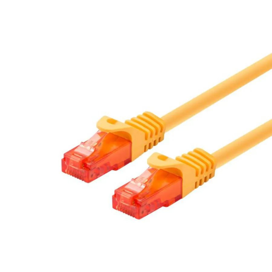 LOGON PROFESSIONAL CAT6 Patch Cable 20m Yellow – U/UTP RJ45 Network Lead