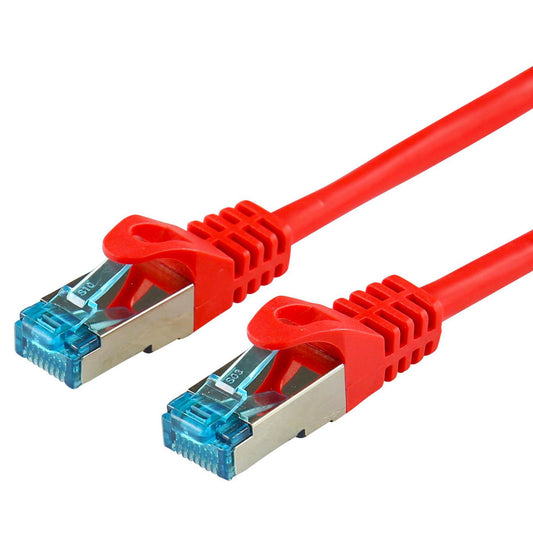 LOGON PROFESSIONAL Cat5e SF/UTP Patch Cable 0.15m Red – Shielded RJ45