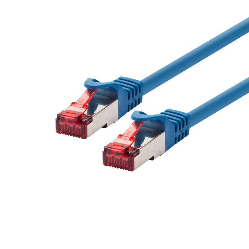 LOGON PROFESSIONAL Cat6 S/FTP Patch Cable 5m Blue – Shielded RJ45 Network Lead