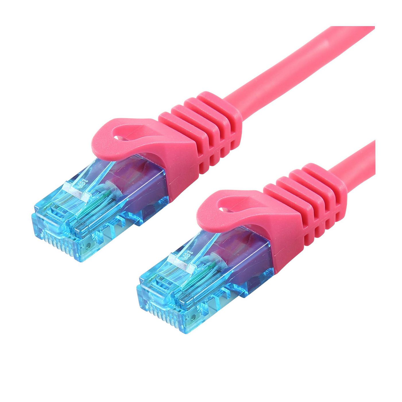 LOGON PROFESSIONAL Cat5e U/UTP Patch Cable 20m – Magenta RJ45
