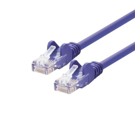 LOGON PROFESSIONAL Cat5e U/UTP Patch Cable 10m – Violet RJ45 Network Lead