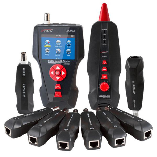 Lanview TCT1415 Network Cable Tester – BNC, Copper, PoE, Ping Functions