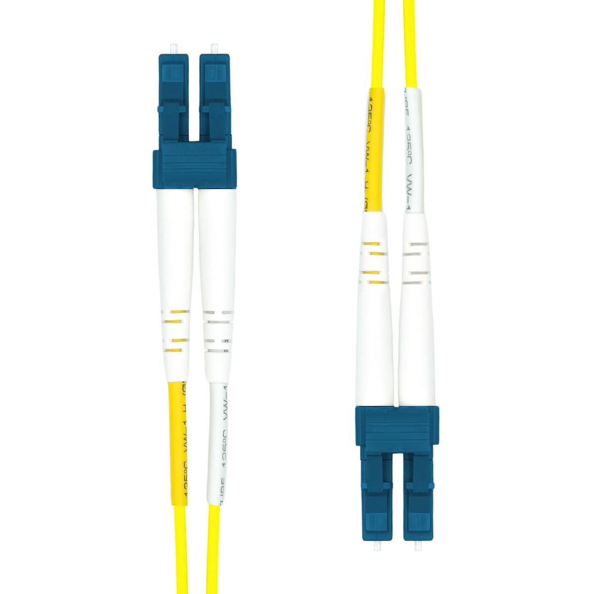 ProXtend LC-LC OS2 Duplex Single-Mode Fibre Cable 10m – Yellow, Full Duplex