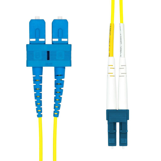 ProXtend LC-SC OS2 Duplex Single-Mode Fibre Cable 7m – Yellow