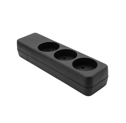 ProXtend K3-0B Power Strip – 3-Way Type K Black, No Plug