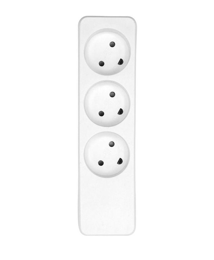 ProXtend K3-0W Power Strip – 3-Way Type K White No Plug