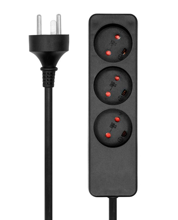 ProXtend K3-KIT07B Power Strip – 3-Way Type K 7m Cable Black