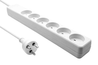 ProXtend KIT6-KIT005W 6-Way Power Strip 0.5m White