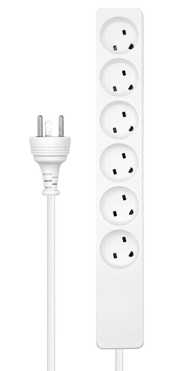 ProXtend KIT6-KIT005W 6-Way Power Strip 0.5m White