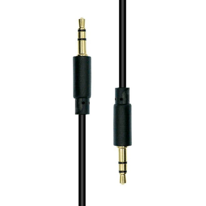 ProXtend M3S-02 3.5mm Mini-Jack 3-Pin Slim Audio Cable Male to Male Black 2m
