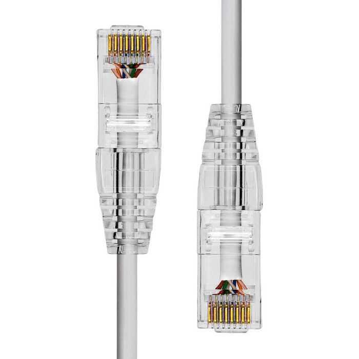 ProXtend S-6AUTP-125G Slim CAT6A UTP Ethernet Cable – 12.5m Grey High-Speed