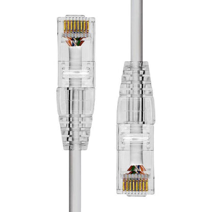 ProXtend S-6AUTP-125G Slim CAT6A UTP Ethernet Cable – 12.5m Grey High-Speed