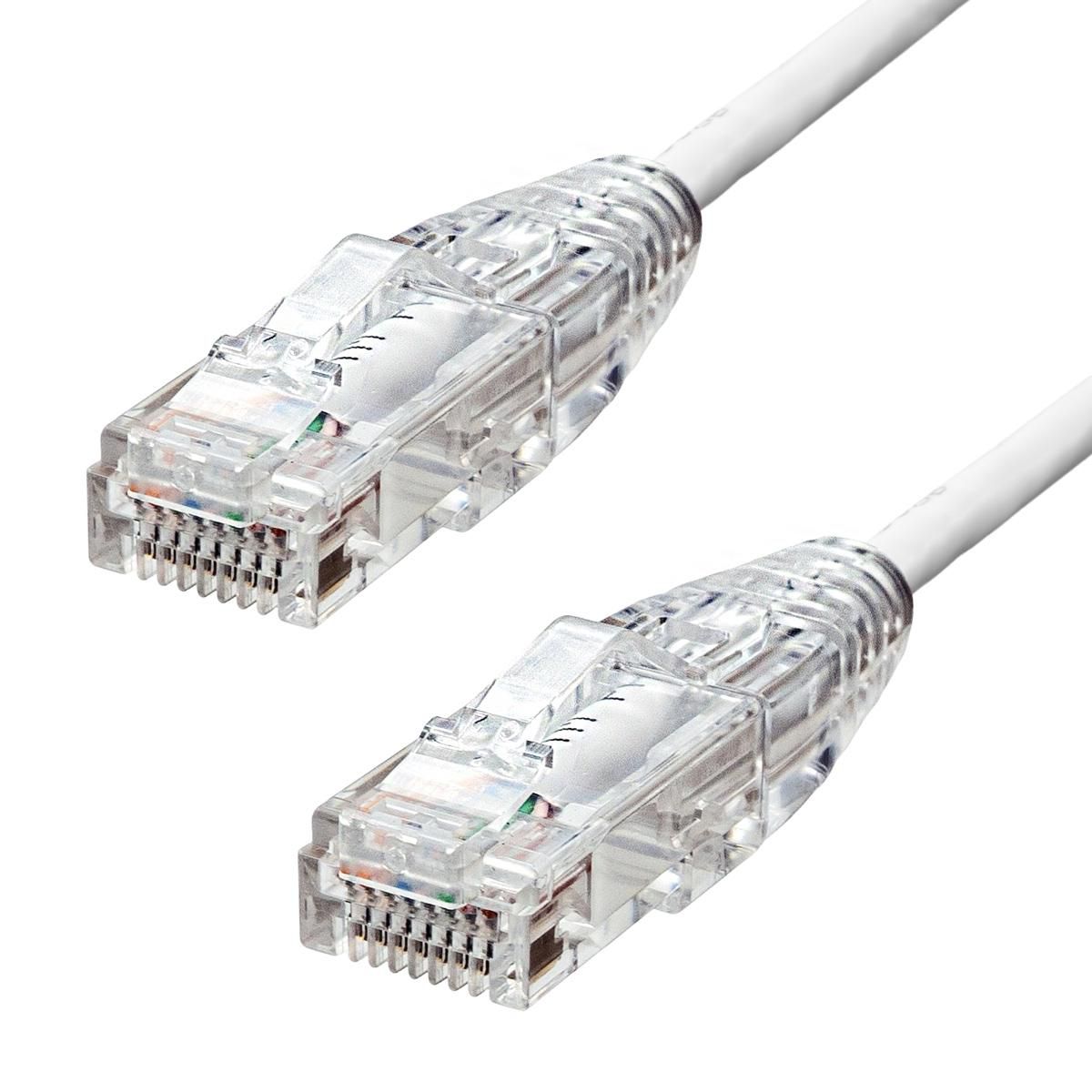 ProXtend Slim CAT6A UTP Ethernet Cable 12.5m White – High-Speed Network Lead
