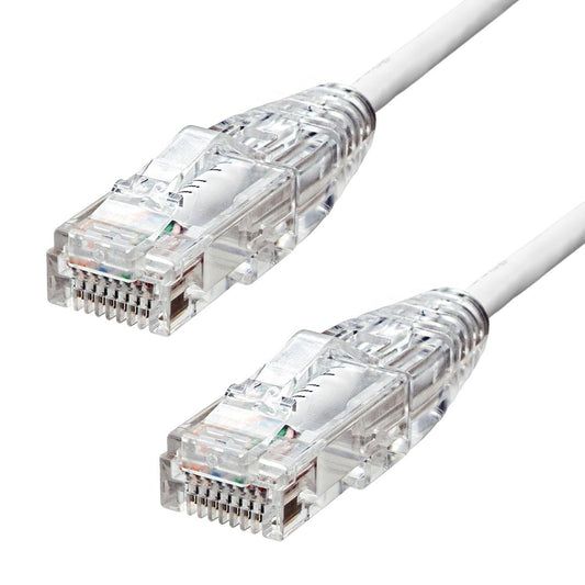 ProXtend Slim CAT6A UTP Ethernet Cable 12.5m White – High-Speed Network Lead