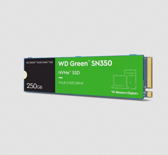 Western Digital WDS250G2G0C-00CDH0 250GB M.2 2280 PCIe Gen3 x4 NVMe Internal SSD