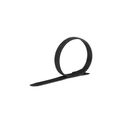 ProXtend CM-HL03012-50B Hook and Loop Tie – 30cm x 12mm Black, Pack of 50 Cable Organisers