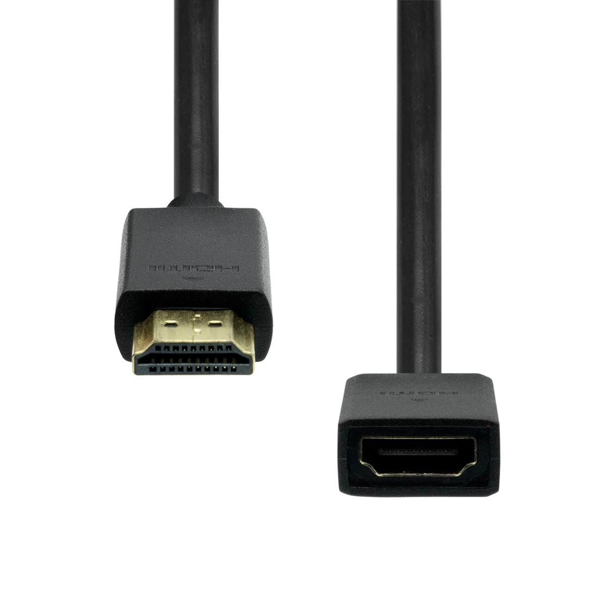 ProXtend HDMI 2.0 Extension Cable 0.5m – Male to Female, High-Speed