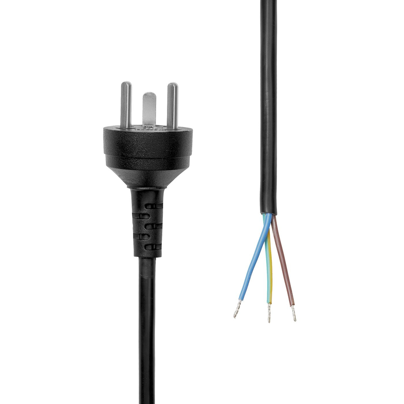 ProXtend PC-KITOE-001-M Power Cord Danish Type K to Open End 1m Black ...