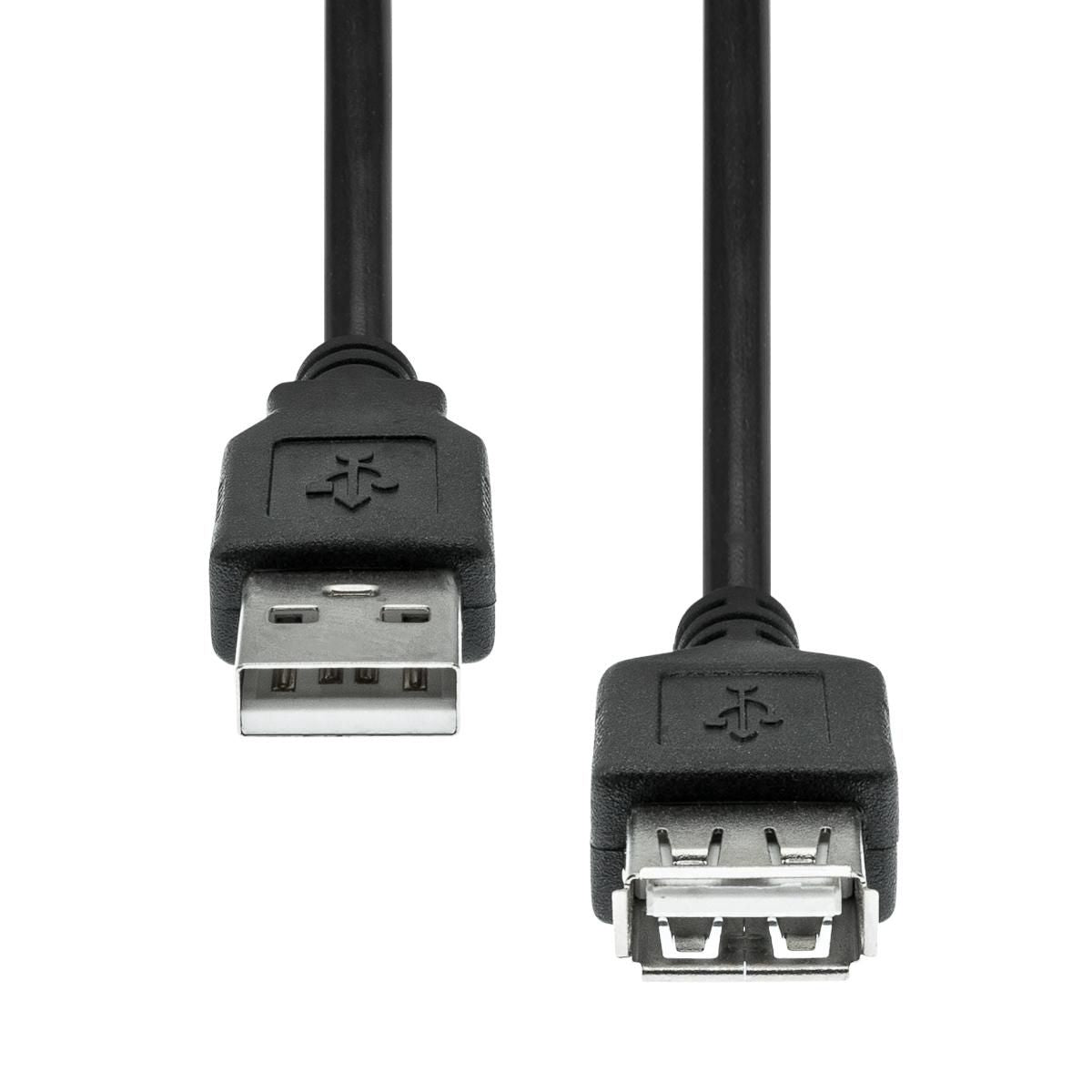 ProXtend USB2AAF-001 USB 2.0 Extension Cable 1m Black – Male to Female