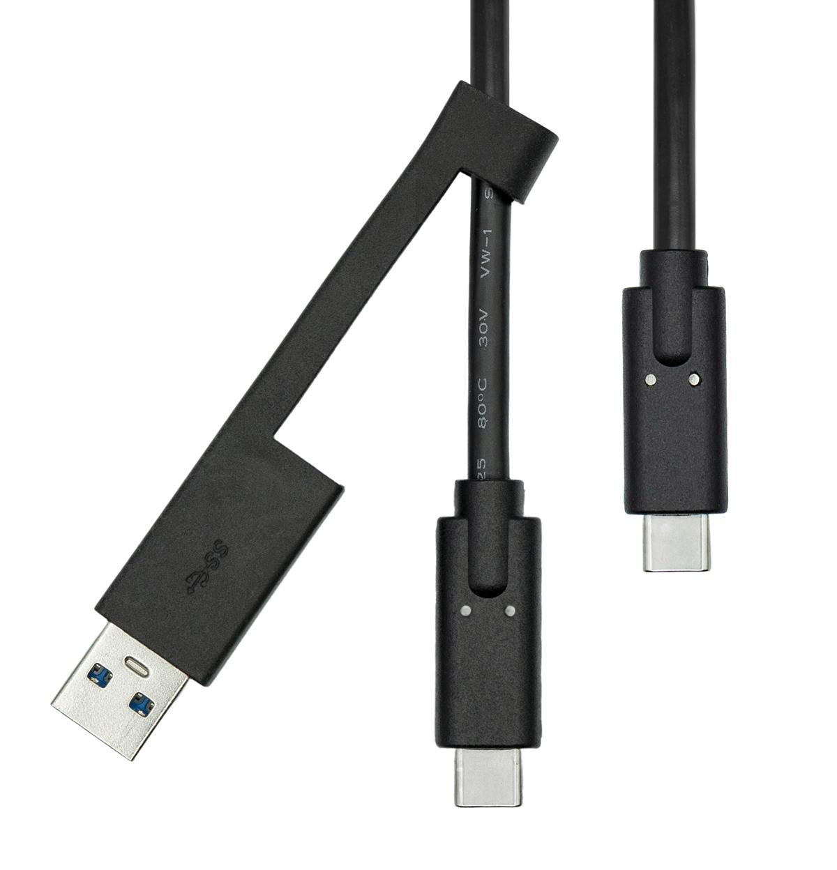 ProXtend USBCWA-001 USB-C 3.2 Gen 2 Cable with USB-A Adapter 1 Metre