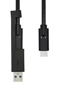 ProXtend USBCWA-001 USB-C 3.2 Gen 2 Cable with USB-A Adapter 1 Metre