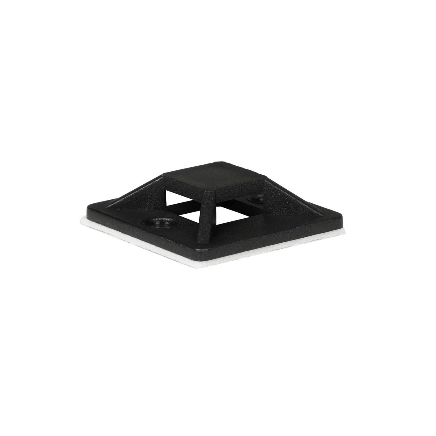 ProXtend Self Adhesive Cable Clips 25mm x 25mm Black – 50 Pack