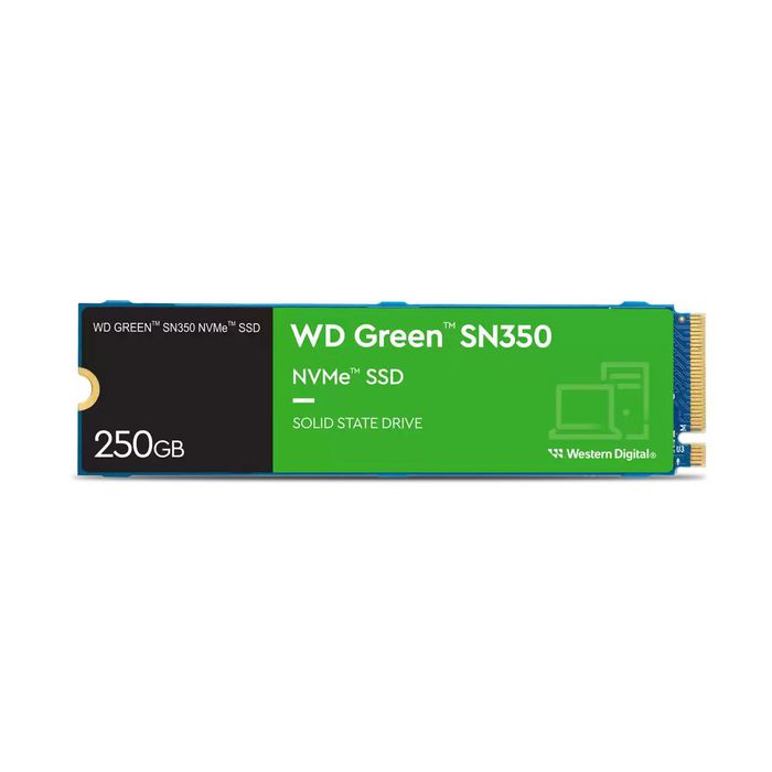 Western Digital WDS250G2G0C-00CDH0 250GB M.2 2280 PCIe Gen3 x4 NVMe Internal SSD