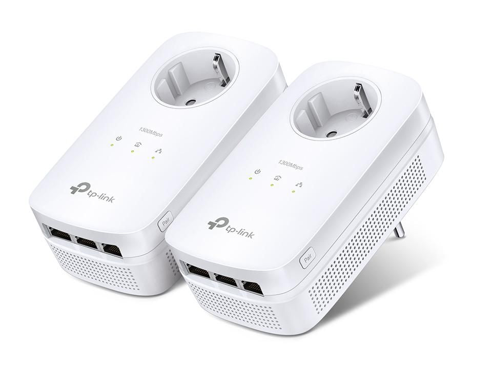 TP-Link TL-PA8030P KIT PowerLine Network Adapter – 1200 Mbit/s 3-Port Gigabit AV2