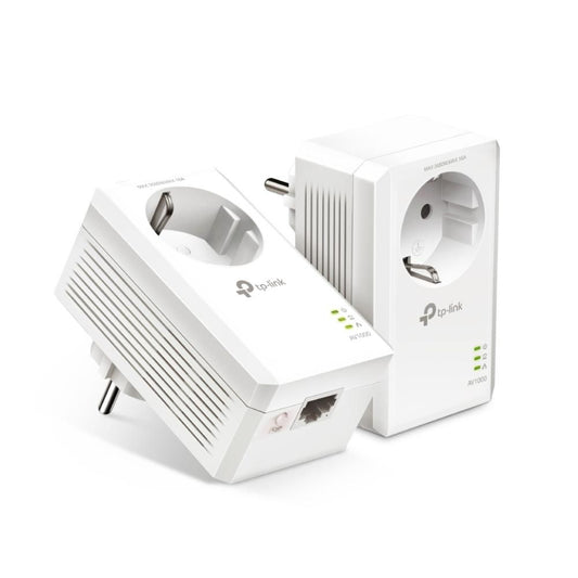 TP-Link TL-PA7017P KIT PowerLine Network Adapters – AV1000 Gigabit Passthrough Starter Kit