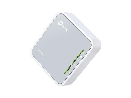TP-Link TL-WR902AC Portable Dual-Band Wi-Fi 5 Router – 433Mbps, USB, White