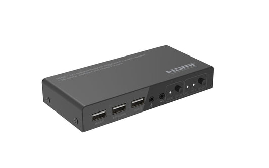 MicroConnect MC-HDMIKVM0201-4K KVM Switch – 4K Ultra HD HDMI USB 2.0 CE Certified