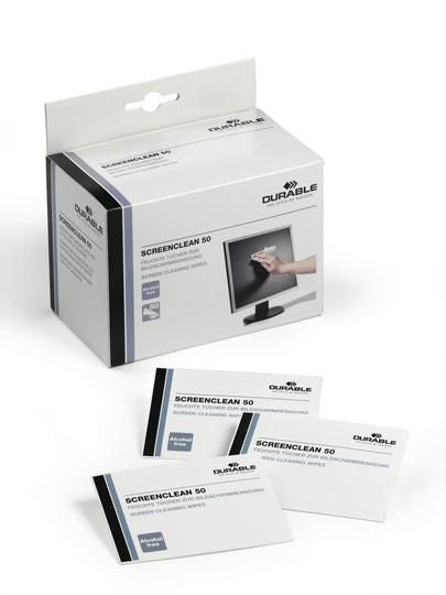 Durable 578702 Equipment Cleansing Kits – Alcohol-Free Wet Wipes, 50 Pack