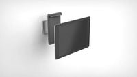 Durable 893323 Tablet Holder – Wall Mount, Silver, 7-13" ABS/Aluminium