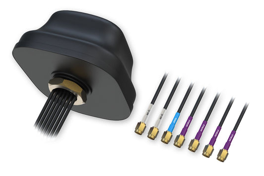Teltonika Networks PR1KC640 5G/GNSS/Wi-Fi MIMO Antenna – SMA, IP67, 4dBi