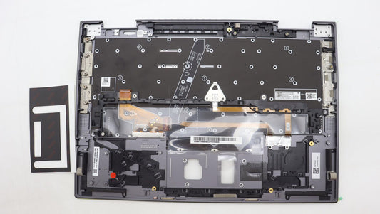 Lenovo 5M11H62418 Cover + Keyboard – Integrated Grey Backlit