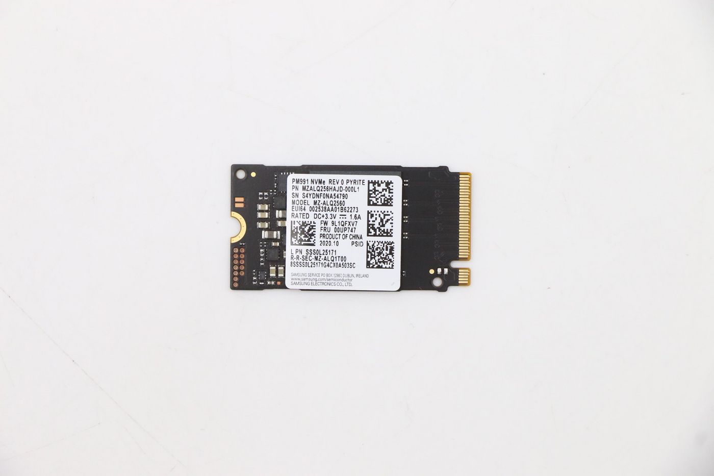 Lenovo 00UP747 SSD – M.2 2242 256GB PCIe 3x4 NVMe Solid State Drive