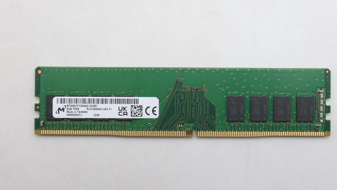 Lenovo 5M30Z71694 8GB DDR4 UDIMM Memory Module – 3200MHz, 288-Pin