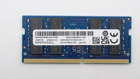 Lenovo 5M30Z71755 SODIMM RAM Module – 32GB DDR4 3200MHz 260-Pin