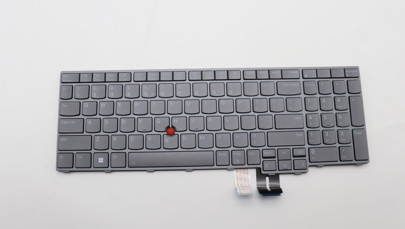 Lenovo 5N21F39345 Keyboard – Backlit European English Layout Lightweight