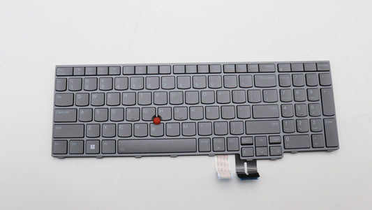 Lenovo 5N21F39345 Keyboard – Backlit European English Layout Lightweight